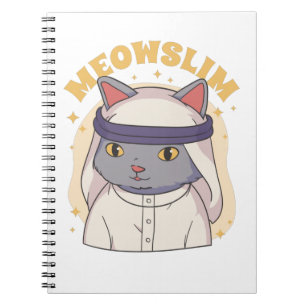 CARNET MEOWSLIM DESSIN MUSULMAN CHAT PORTANT VÊTEMENT ARA