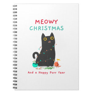 Carnet Meowy christmas and a happy purr year