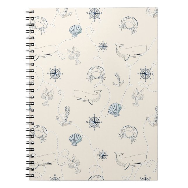 Carnet Mer marine (Devant)
