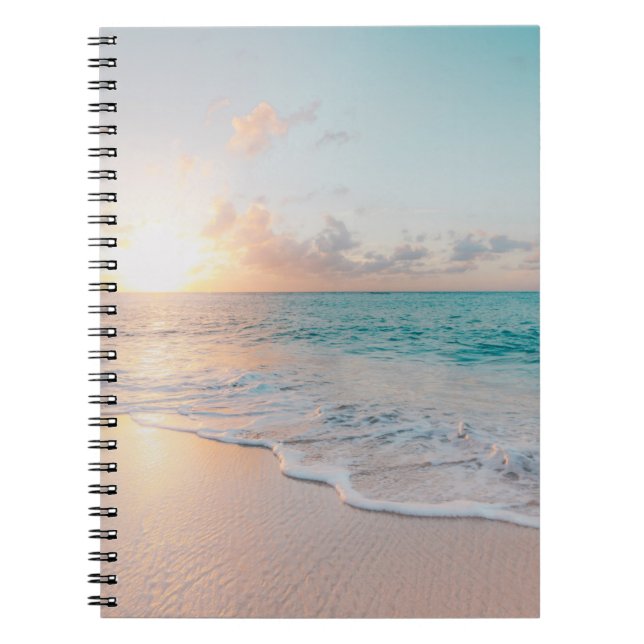 Carnet Mer pendant l'heure d'or (Devant)