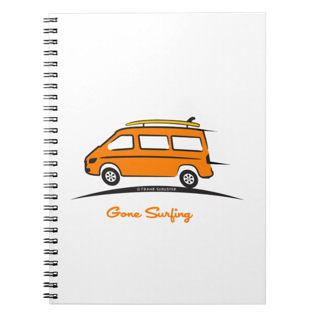 Carnet Mercedes Sprinter Gone Surfing (Devant)