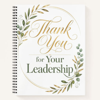Carnet Merci pour votre don de leadership
