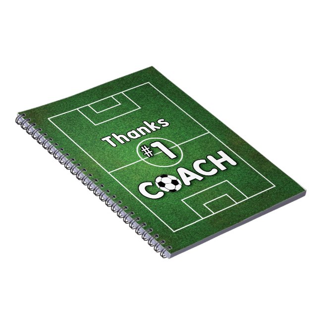 Carnet Merci Soccer Coach Grass Field (Côté Droit)