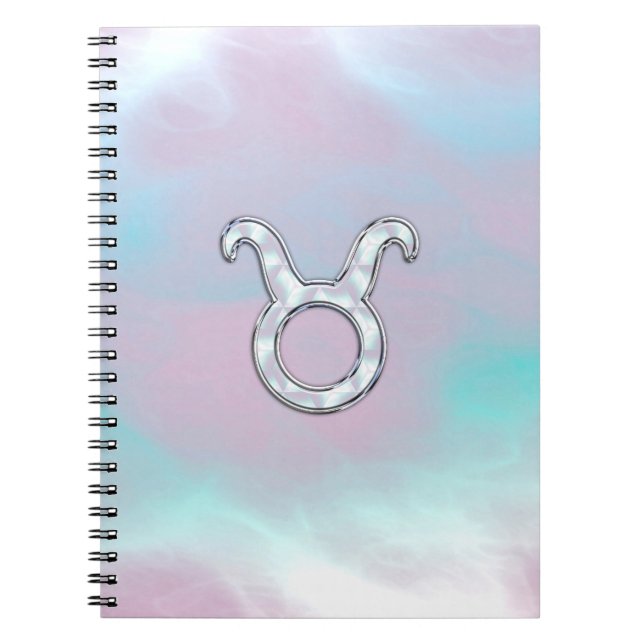 Carnet Mère de Pearl Taurus Zodiac Astrologie (Devant)