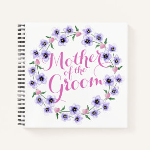 Carnet Mère du portable Mariage floral Groom