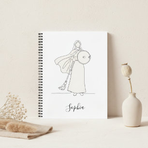 Carnet Mère Guerrière Minimaliste Art en Ligne
