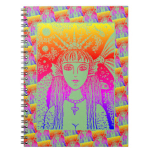 CARNET MERMAID GOTHIQUE, SIREN DE MER NOIRE IMAGINAIRE WH