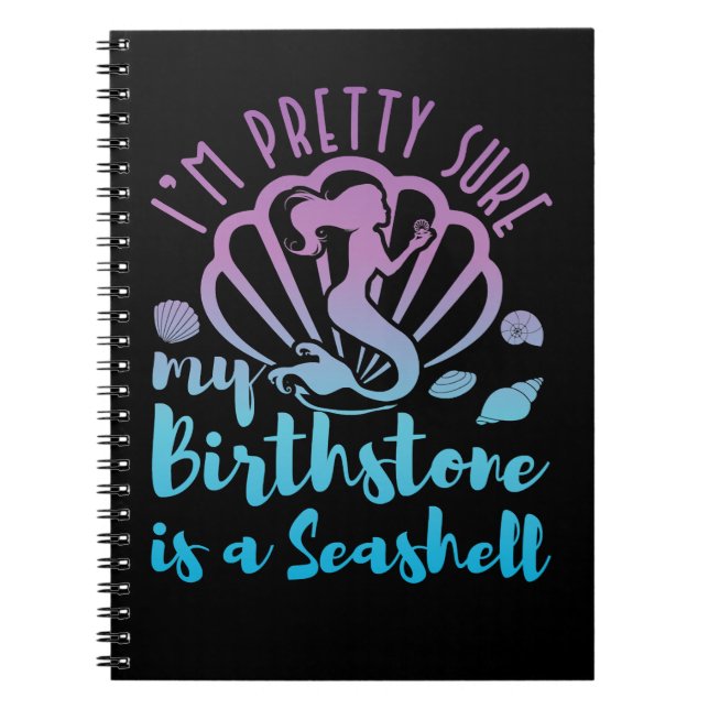 Carnet Mermaid Je suis assez sûr que ma pierre d'oiseau e (Devant)