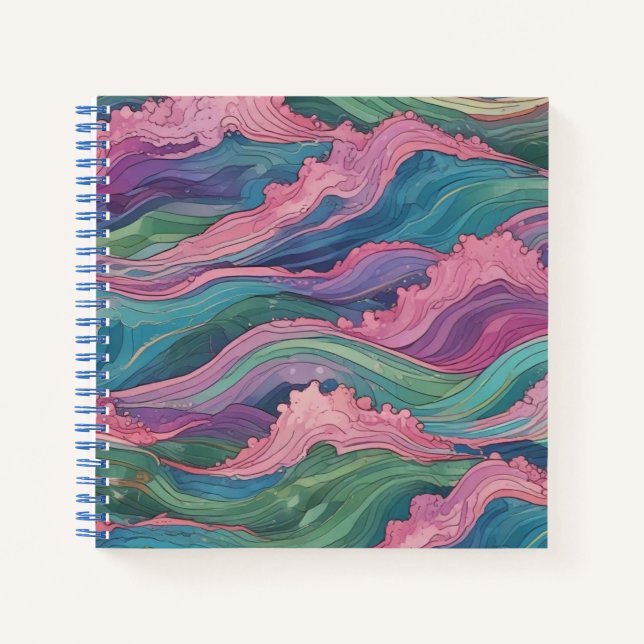 Carnet Mermaid Waves (Devant)