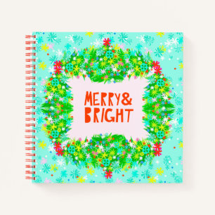 Carnet Merry & Bright Wreath