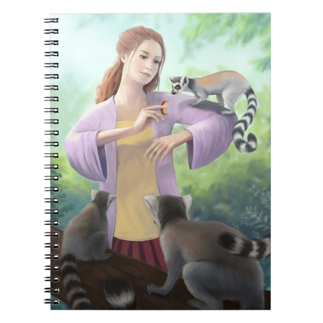 Carnet Mes amis de lémur (Devant)