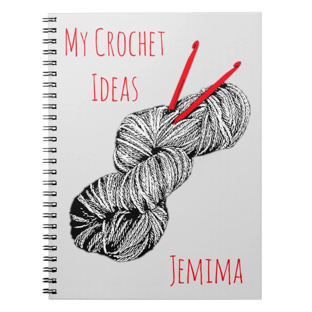 Carnet Mes idées crochet personnalisées (Devant)