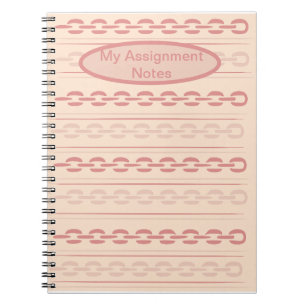 Carnet Mes notes de devoirs :