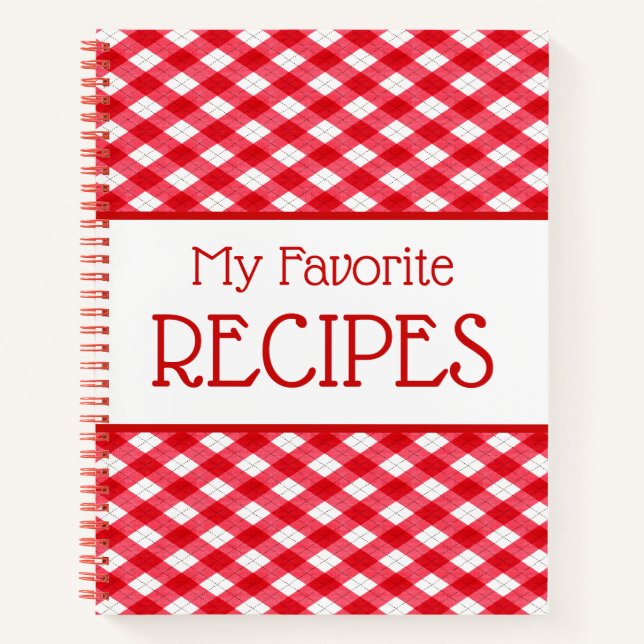 Carnet Mes recettes favorites (Devant)