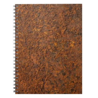 Carnet Métal rouillé : Esthétique en fer texturé.