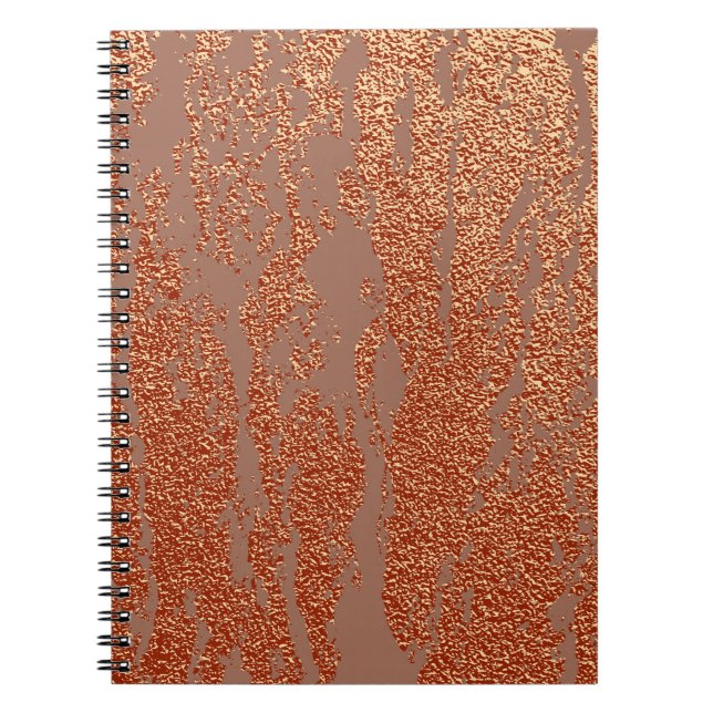 Carnet Métallique de cuivre (Devant)