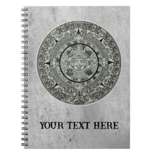 Carnet Mexicaine Aztec Sun Stone Maya Calendrier 1