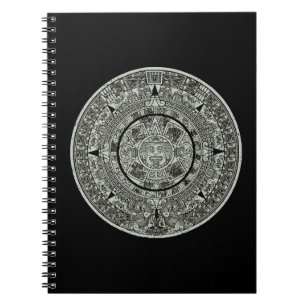 Carnet Mexicaine Aztec Sun Stone Maya Calendrier 1