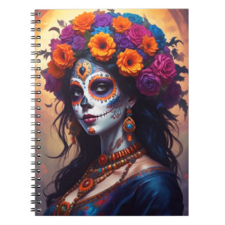 Carnet Mexican Catrina Moonlight