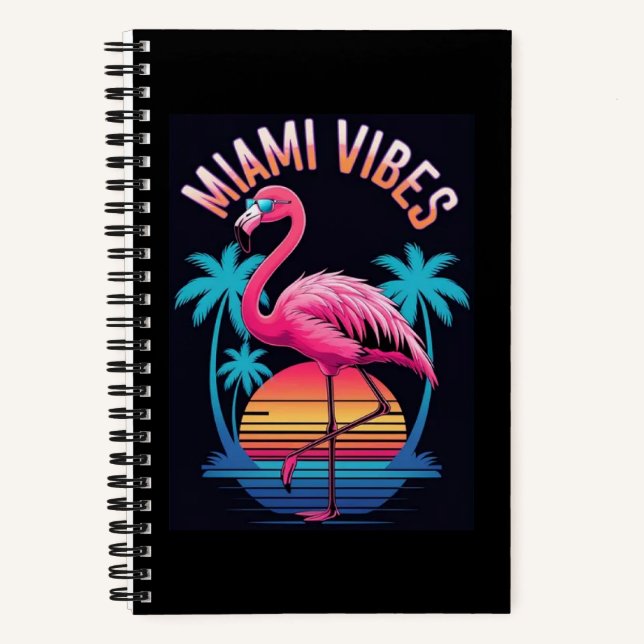 Carnet Miami Vibes Summer Flamingo Design-63454 (Recto)