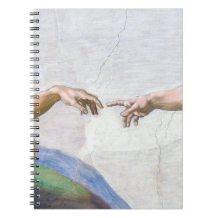 Carnet Michelangelo - Creation of Adam Isolated