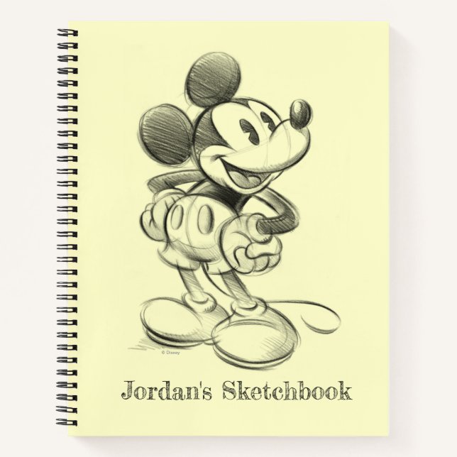 Carnet Mickey classique | Croquis (Devant)