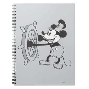 Carnet Mickey classique Steamboat Willie