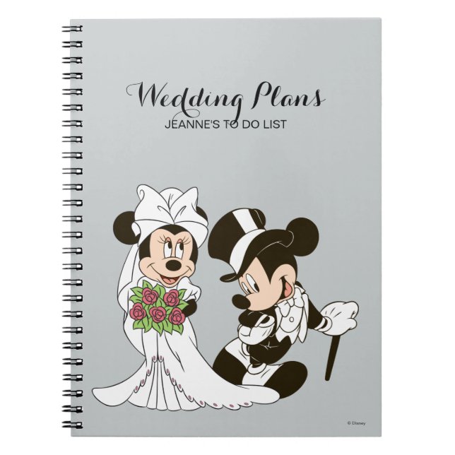 Carnet Mickey et Minnie Mariage | Se marier (Devant)