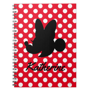 Carnet Mickey et Silhouette Minnie personnalisées