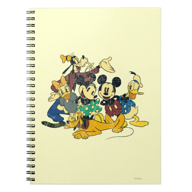 Carnet Mickey & Friends | Hug Vintage (Devant)