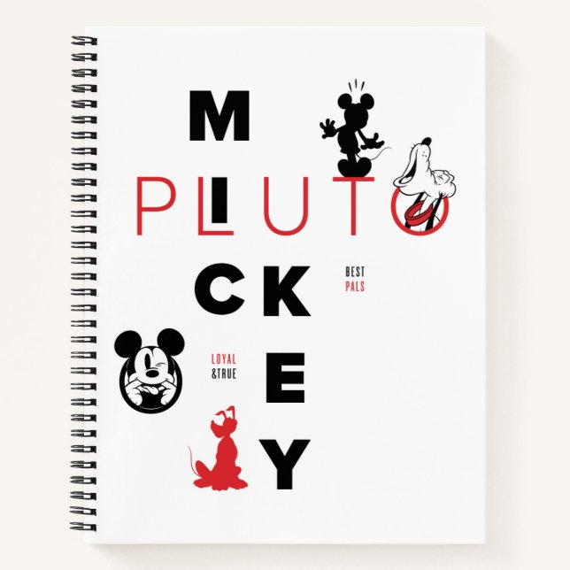 Carnet Mickey & Friends | Mickey & Pluto Best Pals (Devant)