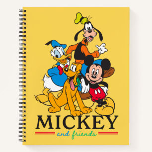 Carnet Mickey & Friends Vintage Squad Graphisme