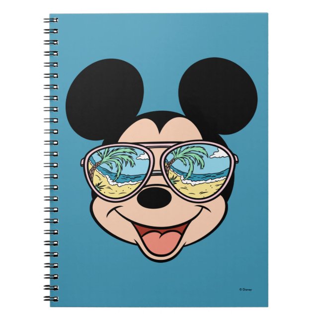 Carnet Mickey | Mickey Lunettes de soleil tropicales (Devant)