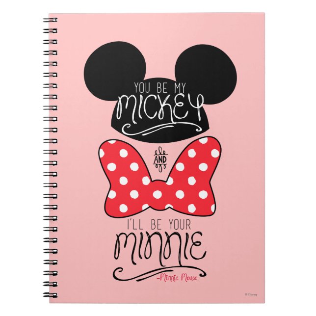 Carnet Mickey & Minnie | Amour (Devant)