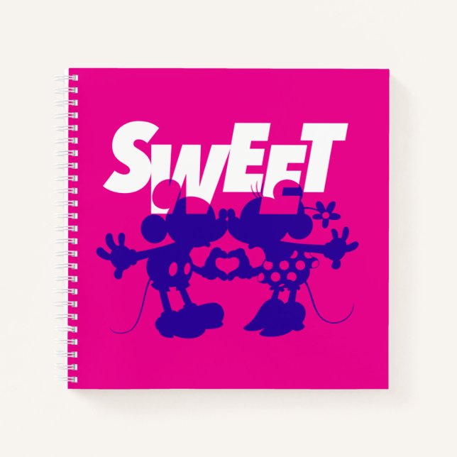 Carnet Mickey & Minnie Souris| Sweet! Saint-Valentin (Devant)