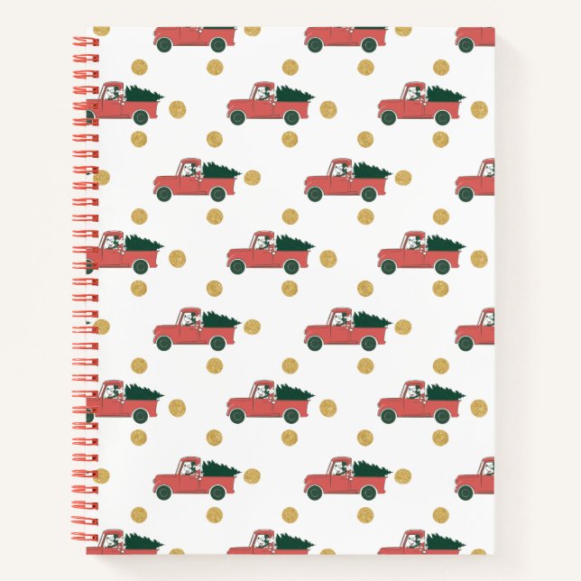 Carnet Mickey Mouse | Accueil pour le Motif de Noël (Devant)