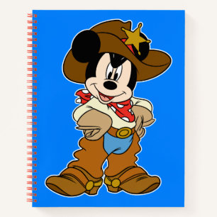 Carnet Mickey Mouse le Cowboy