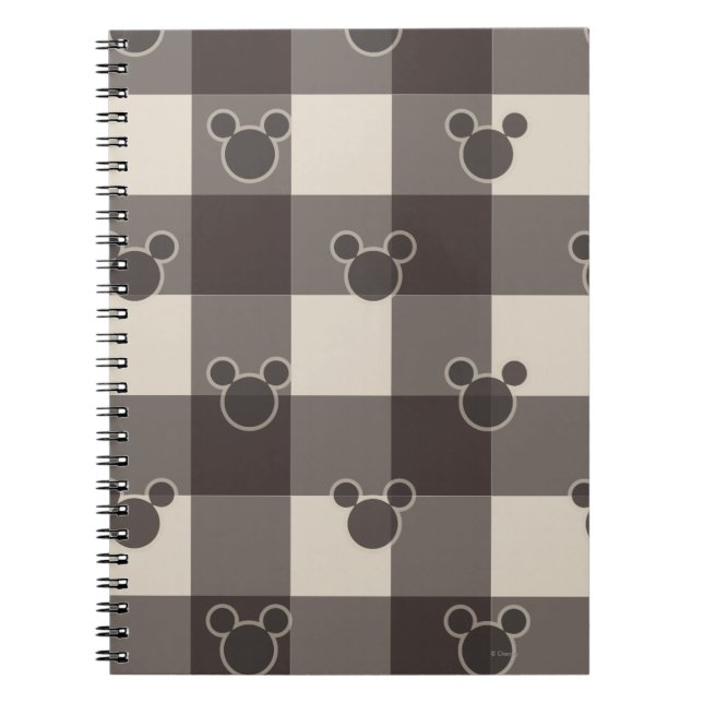 Carnet Mickey Mouse | MOTIF BROWN (Devant)