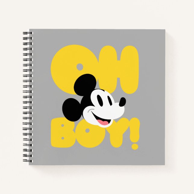 Carnet Mickey Mouse | Oh Boy! (Devant)