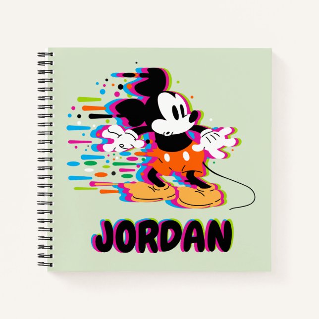 Carnet Mickey Mouse Paint Warp (Devant)