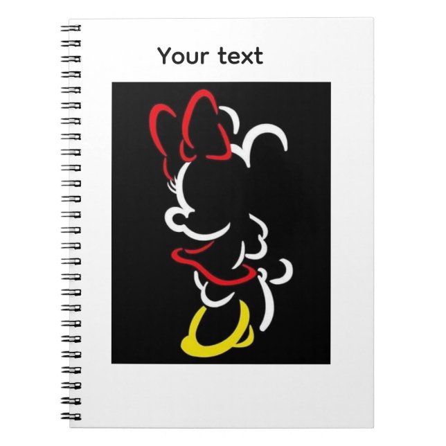 Carnet Mickey spiral notebook  (Devant)