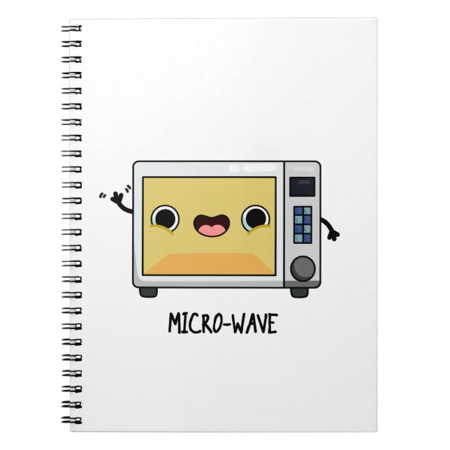 Carnet Microwave Funny Pun (Devant)