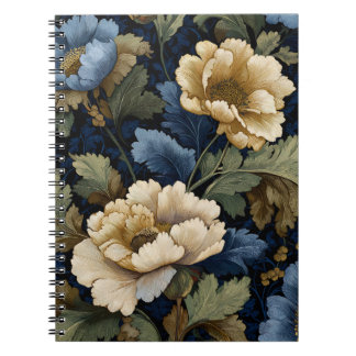 Carnet Midnight Botanica — Floral Élégant