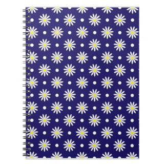 Carnet Midnight Daisy Spiral Notebook