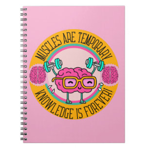 Carnet Mignon Cerveau Rose Intelligent La Connaissance Es