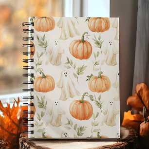 Carnet Mignon Halloween Citrouille Ghost