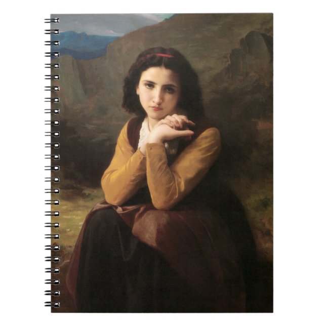 Carnet Mignon Innocence d'une adolescente, Bouguereau (Devant)