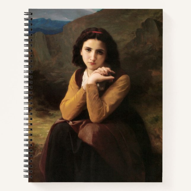 Carnet Mignon Innocence d'une adolescente, Bouguereau (Devant)
