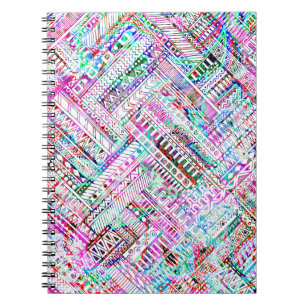 Carnet Mignon motif tribal coloré