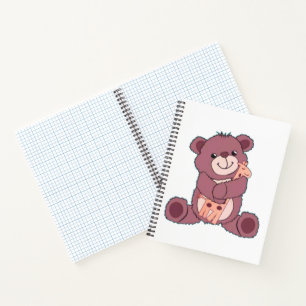 Carnet Mignon ours en peluche